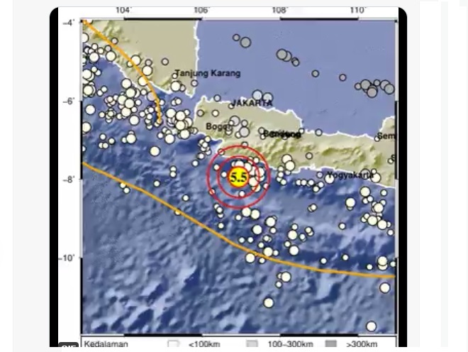 Gempa Bumi M5,5 di Sukabumi, BMKG: Tidak Berpotensi Tsunami