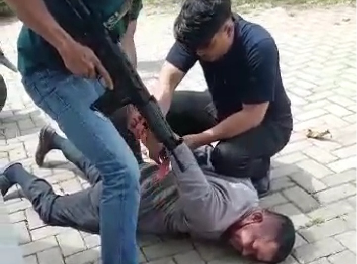 Mencuri di Siang Bolong, Nyali Pencuri Ciut Dikejar Polisi Bersenjata Laras Panjang